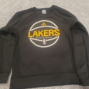 Fleece Los Angeles Lakers crew neck sweater